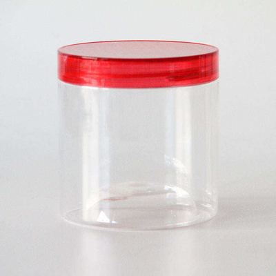 Özel PET Gıda Plastik Geniş Ağızlı Kapaklı Kavanozlar 410ml