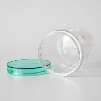 Boş Geniş Ağız Gıda Şekerlik PET Plastik Paketleme Kavanozlar 1250ml Yuvarlak Şekil