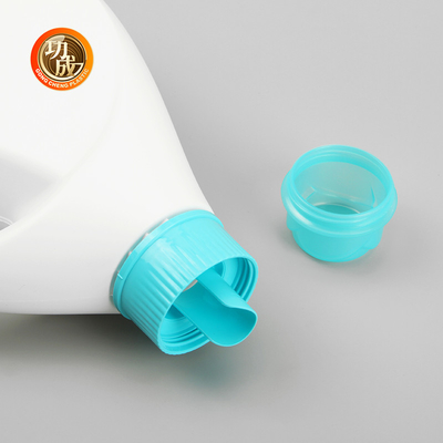 Yarı şeffaf sıvı deterjan plastik şişe çocuk güvenliği