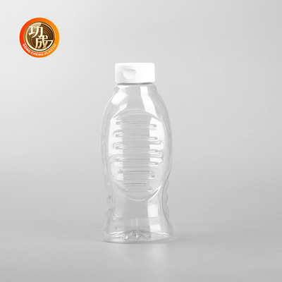 Kolay doldurmak için şeffaf plastik baharat sıkıştırma şişesi